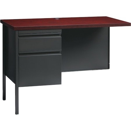Lorell DESK, L RTRN, 24X42, MHGY LLR60925